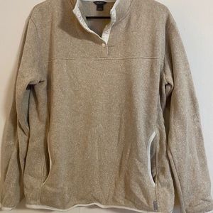 Eddie Bauer Tan Pullover (L)